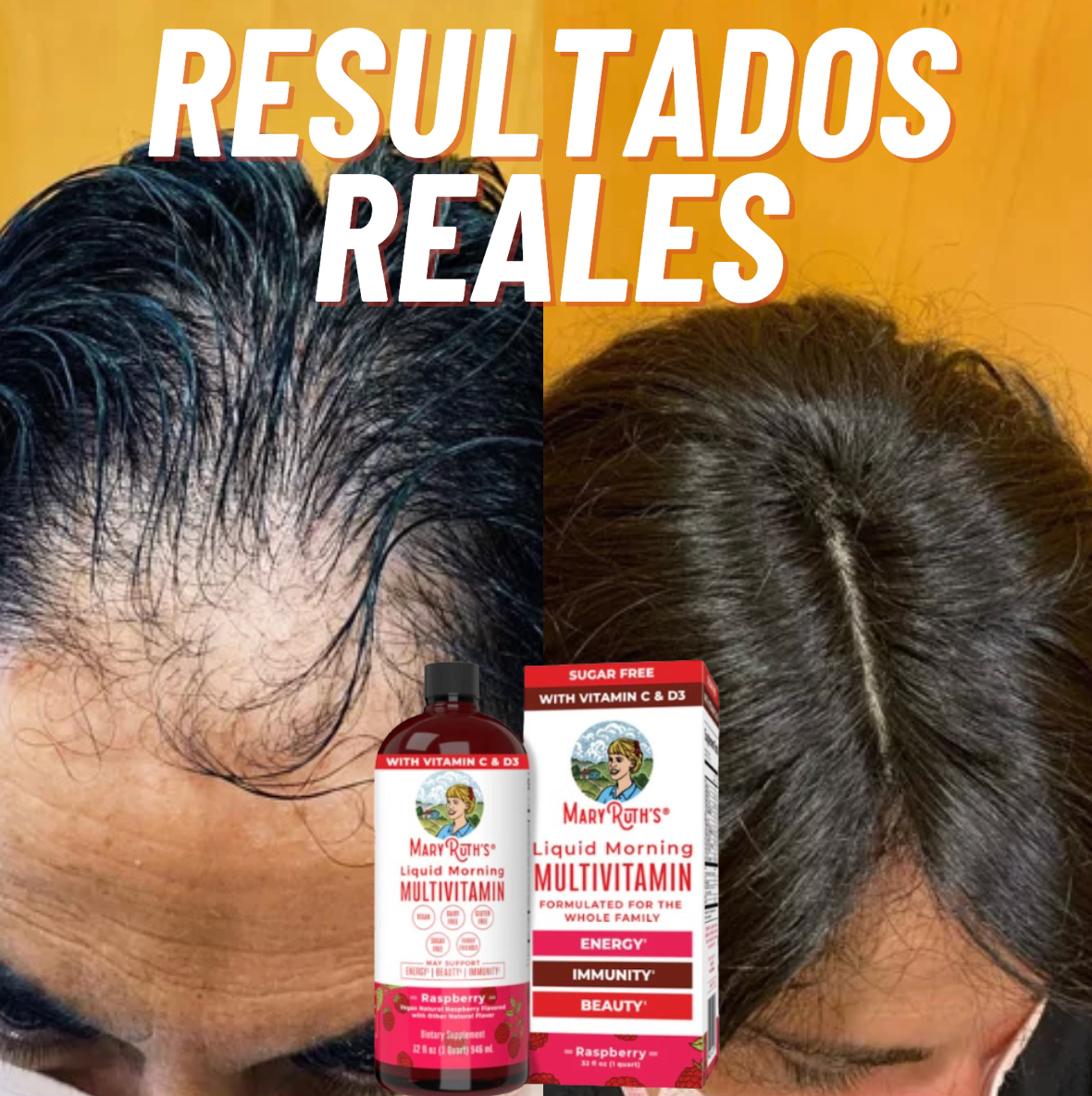 MaryRuth®: Piel y melena de reina sin pastas 1 LITRO